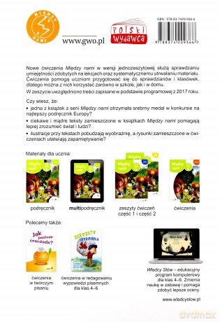 Język polski Szkoła podstawowa 4 Między Nami ćwiczenie wersja B [KSIĄŻKA]