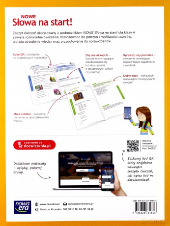 Język polski Szkoła podstawowa 4 Nowe Słowa na start! Ćwiczenie [KSIĄŻKA]