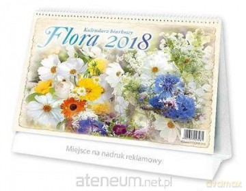 Kalendarz biurkowy 2018 - Flora BF8 [KALENDARZ]