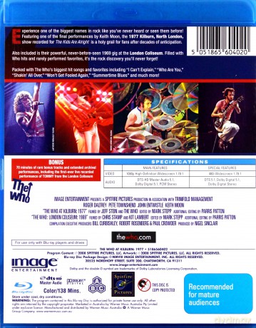 The Who: Kilburn 1977 [Blu-Ray]