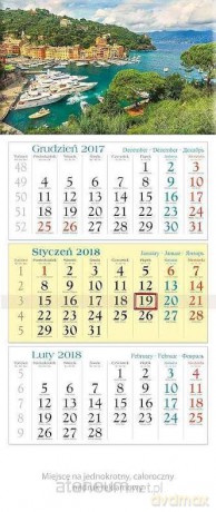 Kalendarz trójdzielny 2018 - Zatoka KT11 [KALENDARZ]