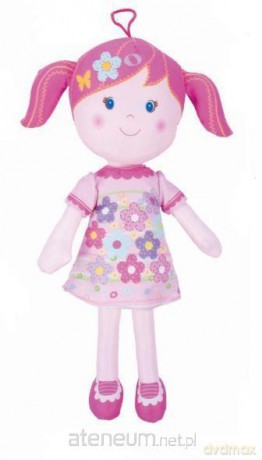 Lalka szmaciana Alice 35 cm kwiatki