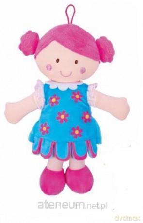 Lalka szmaciana Peppi 30 cm niebieska