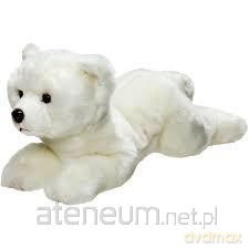 Leżący Niedźwiedź polarny 30 cm