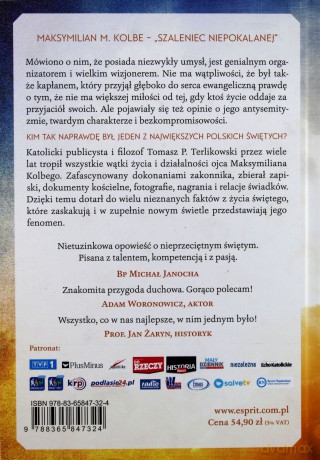 Maksymilian M.Kolbe - Tomasz P. Terlikowski [KSIĄŻKA]