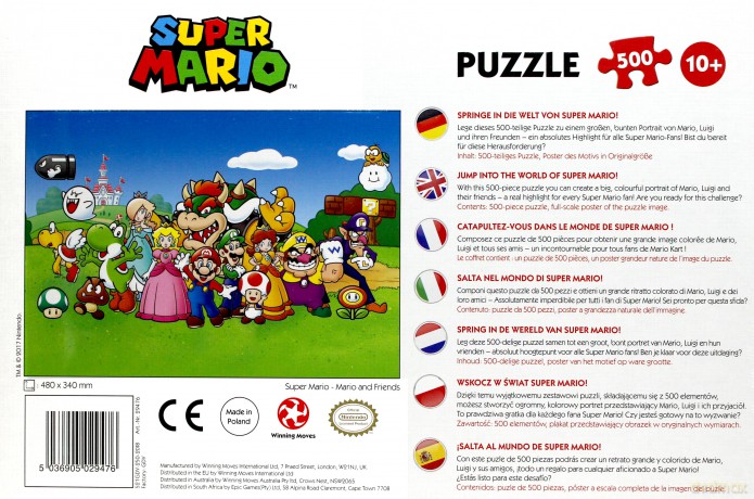 Mario i przyjaciele 500 el [PUZZLE]