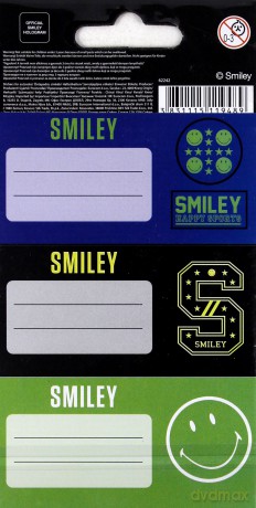 Naklejki na zeszyt 9/1 Smiley