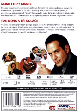 Monk 22:  Monk i Trzy Ciasta [DVD]