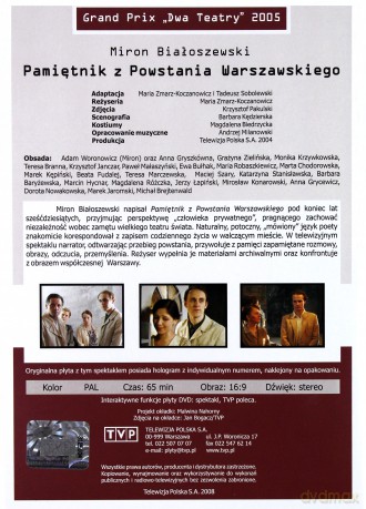 Pamiętnik z Powstania Warszawskiego [DVD]