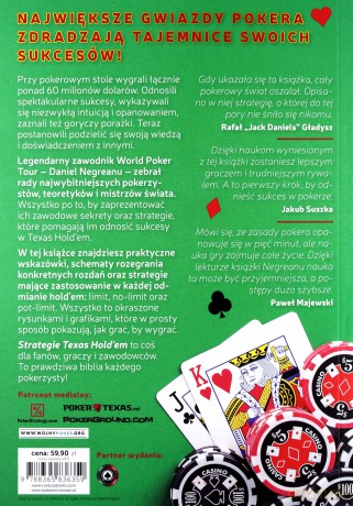 Strategie Texas Hold'em. Świat pokera oczami - Daniel Negreanu [KSIĄŻKA]