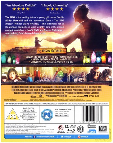 The BFG (BFG: Bardzo Fajny Gigant) (Disney) [Blu-Ray]