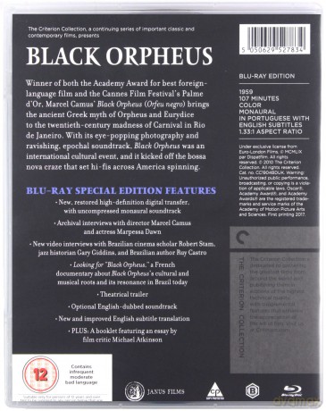 Black Orpheus (Criterion Collection) [Blu-Ray]