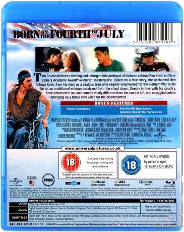 Urodzony 4 lipca [Blu-Ray]
