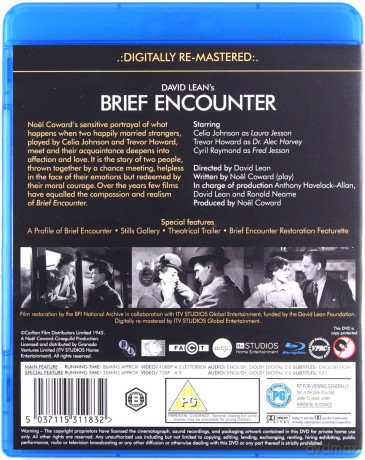 Brief Encounter [Blu-Ray]