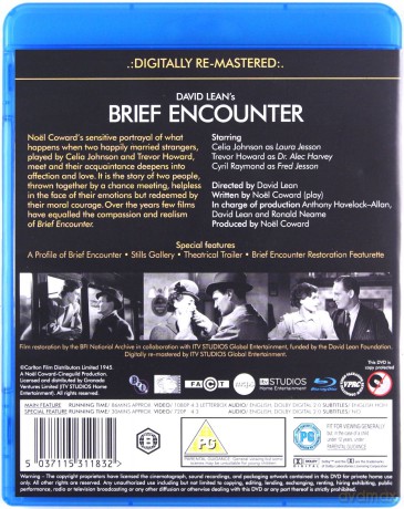 Brief Encounter [Blu-Ray]