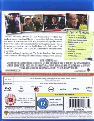 The Bucket List (Choć goni nas czas) [Blu-Ray]