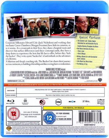 The Bucket List (Choć goni nas czas) [Blu-Ray]