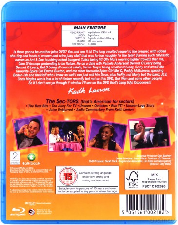 Celebrity Juice Too Juicy For TV 2 [Blu-Ray]