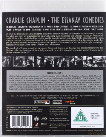 Charlie Chaplin: The Essanay Films [BOX] [2xBlu-Ray]