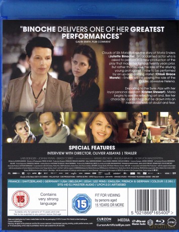 Clouds Of Sils Maria [Blu-Ray]