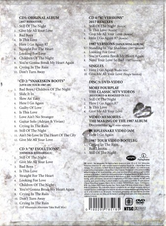 Whitesnake: 1987 [4CD]+[DVD]