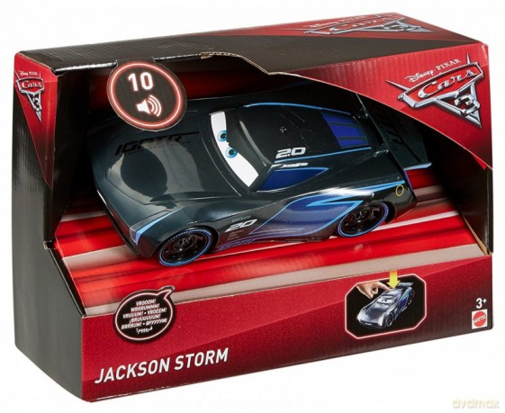 Cars 3 Auto Światło + Dźwięk Jackson Storm