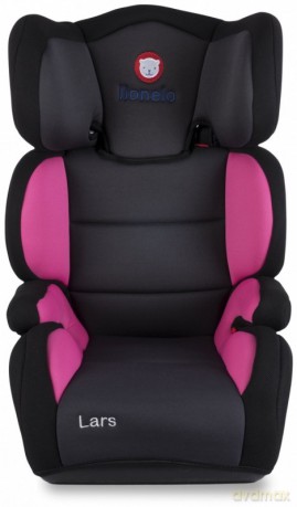 Fotelik 15-36 kg Lars Plus pink