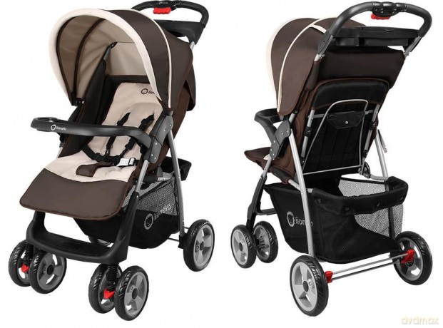 Wózek spacerowy Emma Plus brown/beige