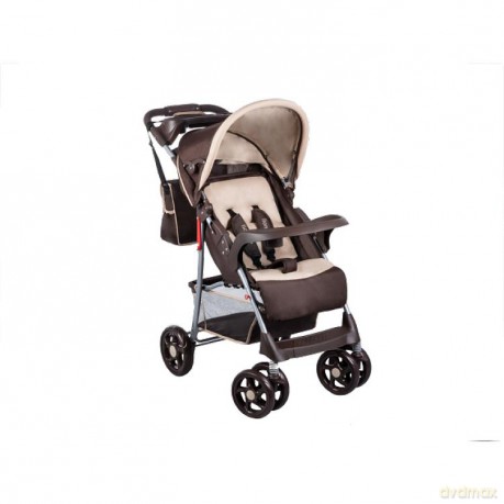 Wózek spacerowy Emma Plus brown/beige