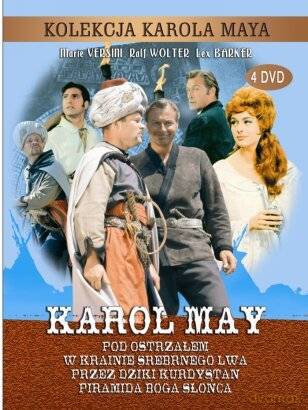 Karol May: Pod ostrzałem / W Krainie Srebrnego Lwa / Przez dziki Kurdystan / Piramida Boga Słońca BOX [4DVD]