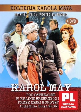 Karol May: Pod ostrzałem / W Krainie Srebrnego Lwa / Przez dziki Kurdystan / Piramida Boga Słońca BOX [4DVD]