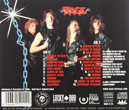 Rage: Reign Of Fear [2CD]