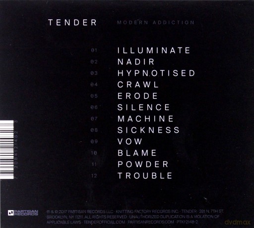 Tender: Modern Addiction (digipack) [CD]