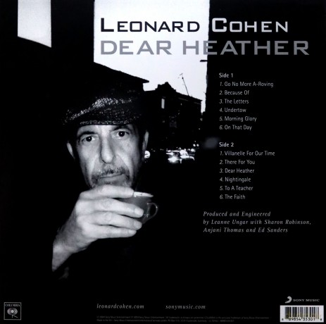 Leonard Cohen: Dear Heather [Winyl]