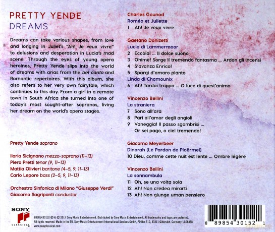 Pretty Yende: Dreams [CD]