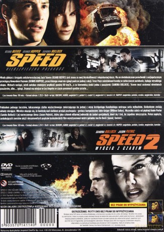 Speed: Niebezpieczna prędkość / Speed 2: Wyścig z czasem [2DVD]
