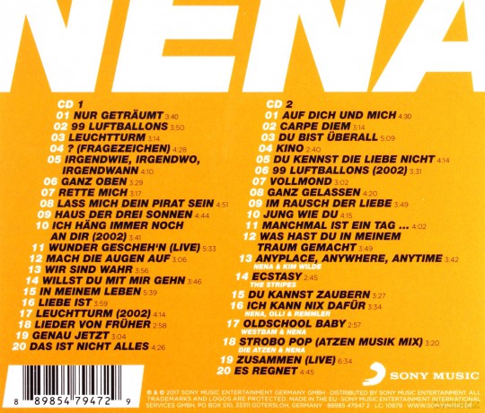 Nena: Nena - 40 Das Neue Best Of Album [2CD]