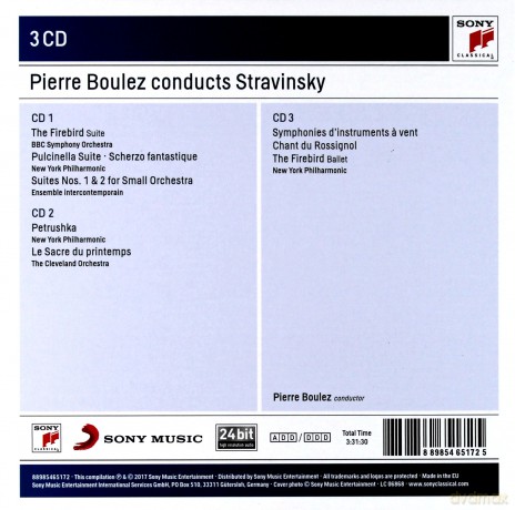 Pierre Boulez: Pierre Boulez Conducts Stravinsky [3CD]