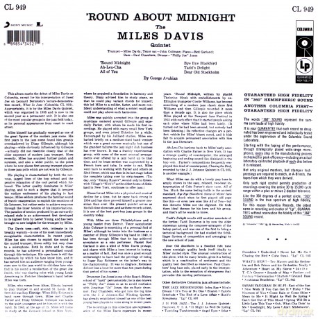 Miles Davis: Round About Midnight [Winyl]