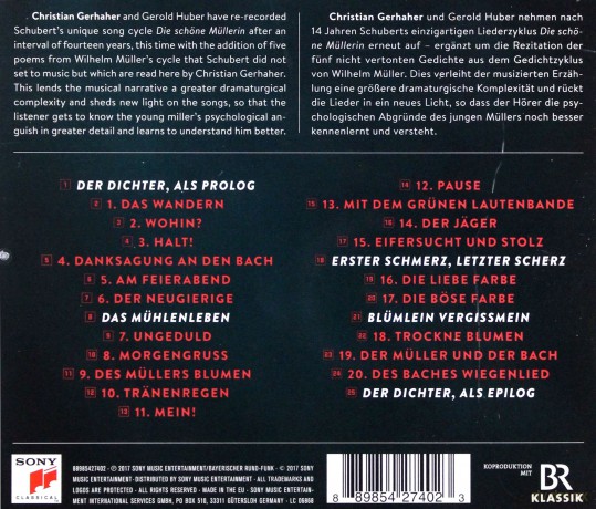 Christian Gerhaher: Schubert: Die schöne Müllerin, D. 795 [CD]