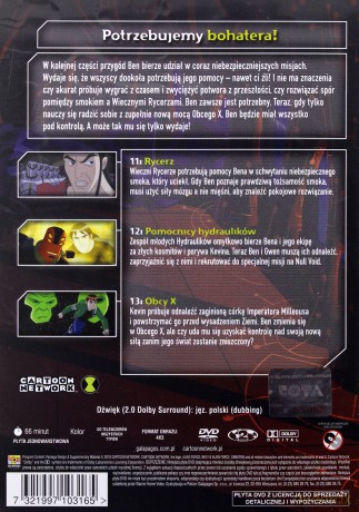 Ben 10: Obca potęga 3 odcinki 11-13 [DVD]