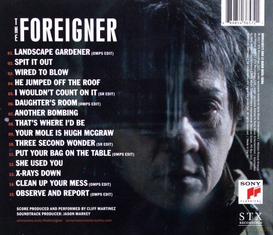 The Foreigner soundtrack (Cliff Martinez) [CD]