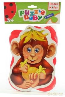 Baby puzzles Małpa słoń [PUZZLE]