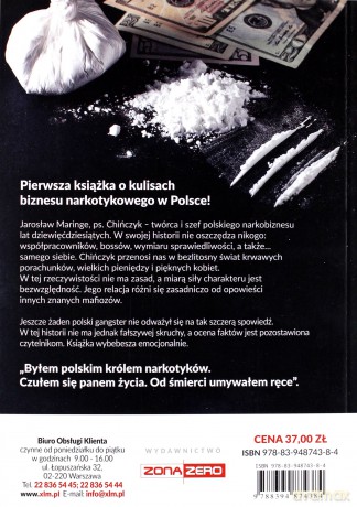 Chińczyk. Król polskich narkotyków - Jarosław Maringe [KSIĄŻKA]