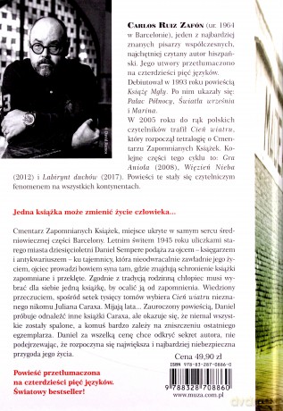 Cień wiatru - Carlos Ruiz Zafon [KSIĄŻKA]