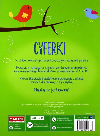 Cyferki ćwiczenia do nauki pisania [KSIĄŻKA]