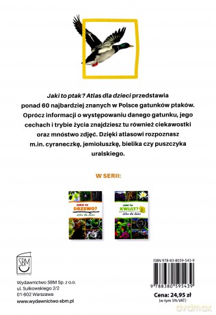 Jaki to ptak. Atlas dla dzieci - Dominik Marchowski [KSIĄŻKA]