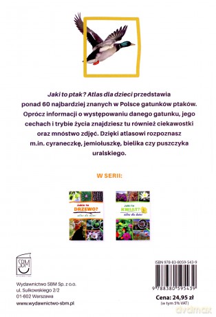 Jaki to ptak. Atlas dla dzieci - Dominik Marchowski [KSIĄŻKA]