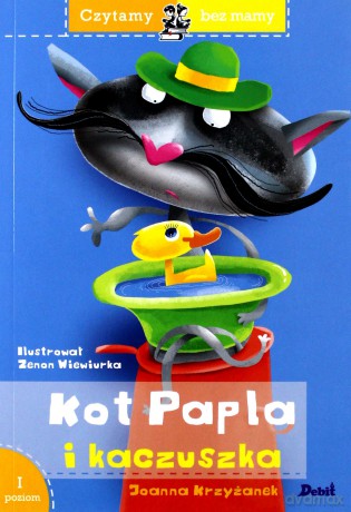 Kot Papla i Kaczuszka. Czytamy bez mamy - Joanna Krzyżanek [KSIĄŻKA]