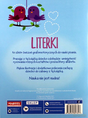 Literki. Ćwiczenia do nauki pisania [KSIĄŻKA]